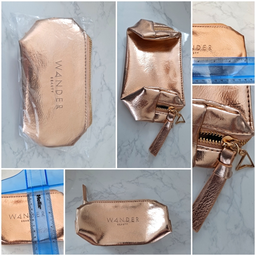 Rose Gold Makeup bag